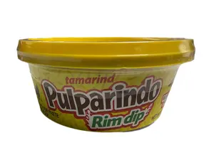 Pulparindo Tamarind Rim Dip Candy – 9.17 oz (260 g) – Mexican Candy Sauce – Factory Sealed