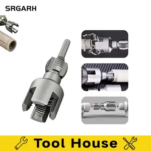 ZIRUN-Pipe Threading Tool with Connecting Rod - Internal and External 3/4" PPR Pipes, Electric Drill Compatible, High Speed ​​Steel, Quick Installation, for Professional Plumbing and DIY Projects