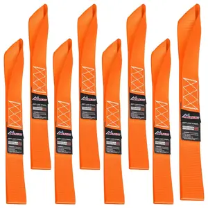 Nilight Motorcycle Tie Down Straps Max Break Strength 12000Lbs Orange