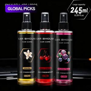 Portable High-End Air Freshener Spray, Home Car Clothing Bathroom Scented Oil, 8.29oz Large Capacity, Long-Lasting Fragrance