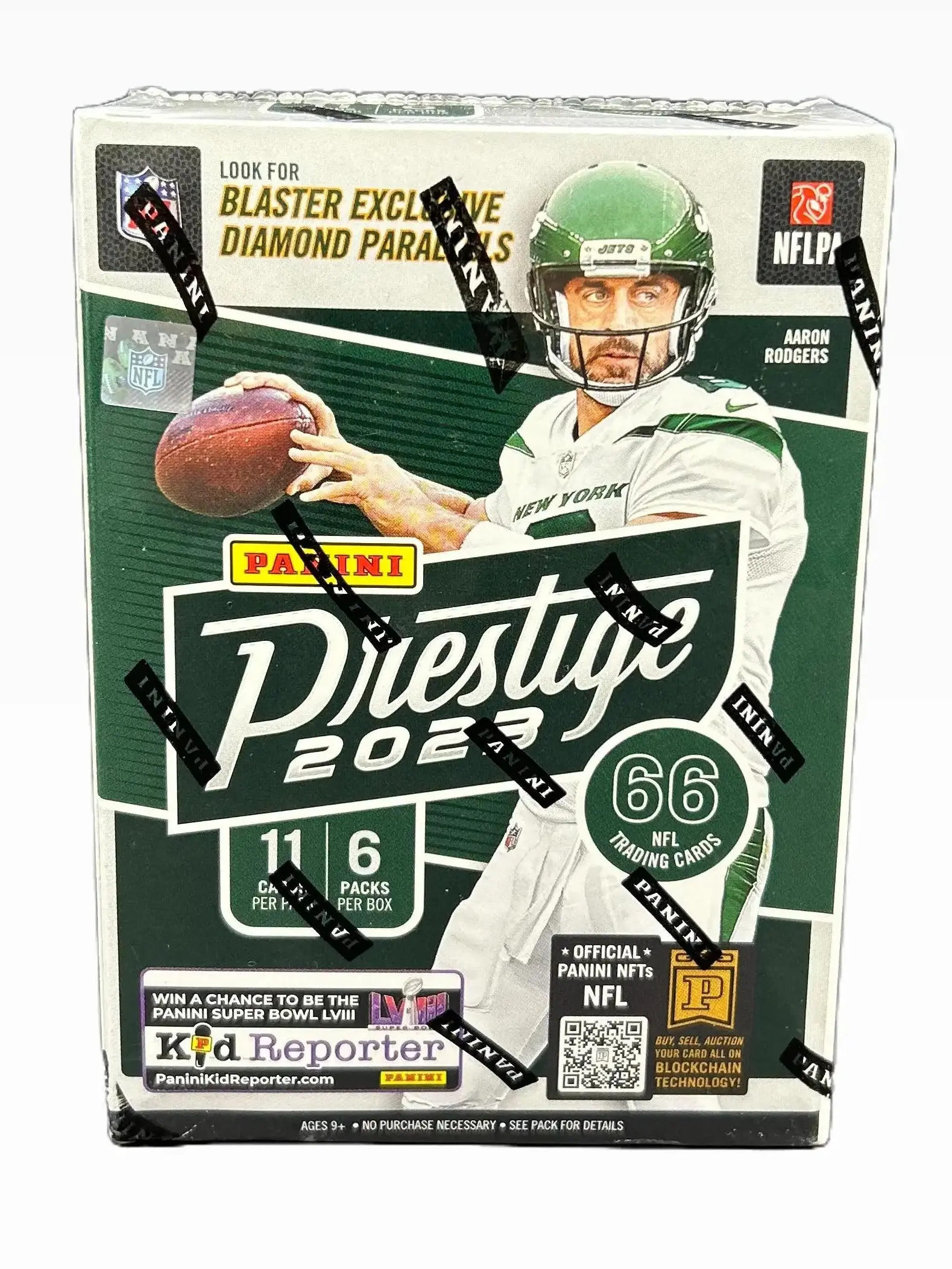 2023 Panini Prestige - Factory Sealed - 66 Cards - 6 Packs - 11 Cards per pack - Look for Autographs including the Blaster Exclusive Distinctive Ink Insert!