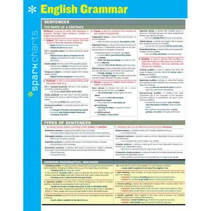 English Grammar SparkCharts