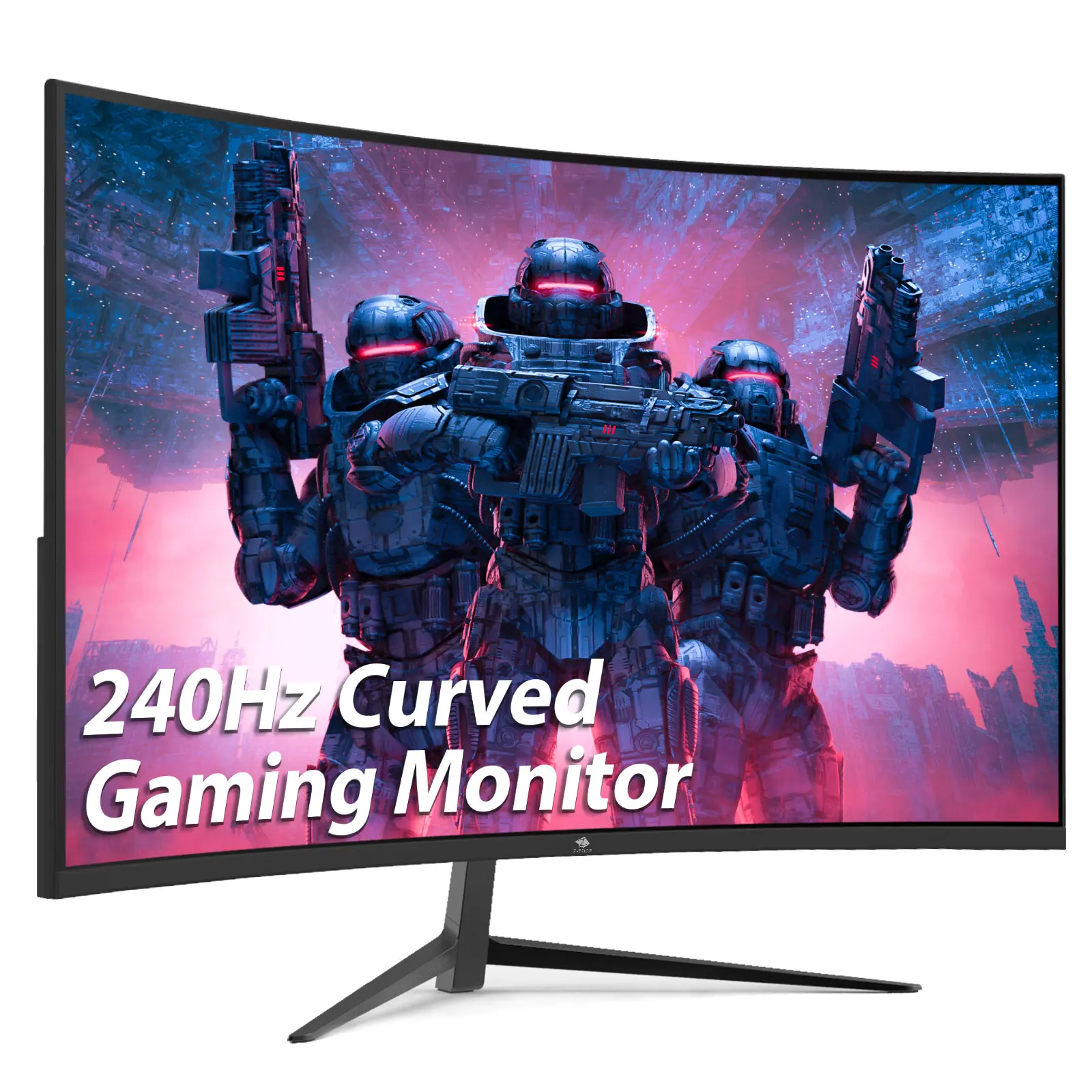 Z-EDGE 27" Curved FHD 1920x1080 280Hz High-Frequency Gaming Monitor - Ergonomic Design, Flicker-Free, Low Blue Light, FreeSync Supported, HDMI 2.0 Inputs, DP 1.4, VESA Mount Compatible