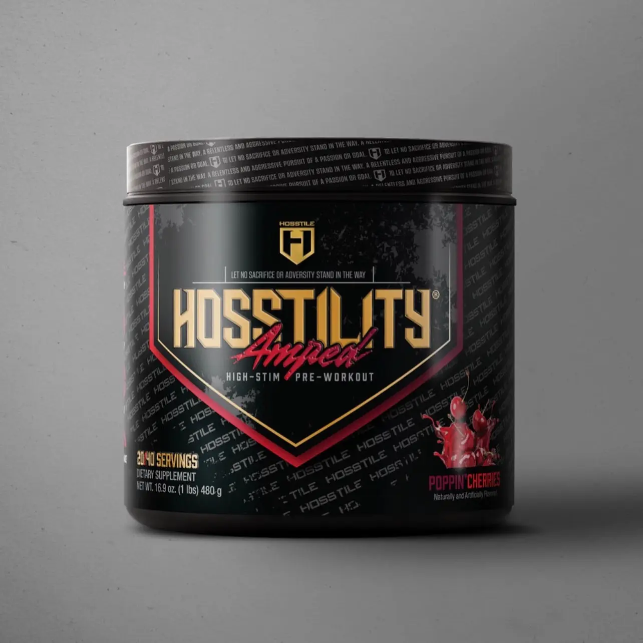 Hosstility Amped, High-Stim Pre-Workout Hosstility Amped, High-Stim Pre-Workout