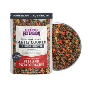 Gently Cooked Beef And Potato Recipe Dog Food by Health Extension