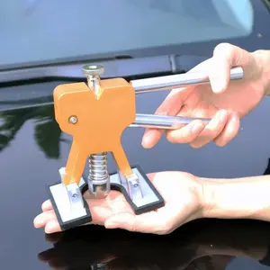 Car Dent Repair Tool Kit with No Paint Needed, Dent Puller Includes 10 Pads for Minor Vehicle Damage, Easy Use Auto Body Repair Set, Car Dent Remover