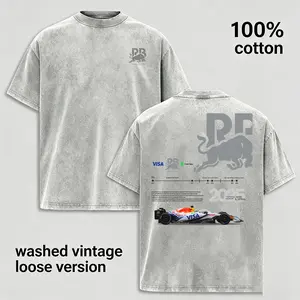 Vintage Open Wheel Racing Graphic T-Shirt for Men, Washed 100% Cotton Oversized Tee, Retro Motorsport Car Print Shirt, Speed Culture Streetwear, Loose Fit Crewneck Casual Graphic Tee, Soft Breathable Unisex Gift
