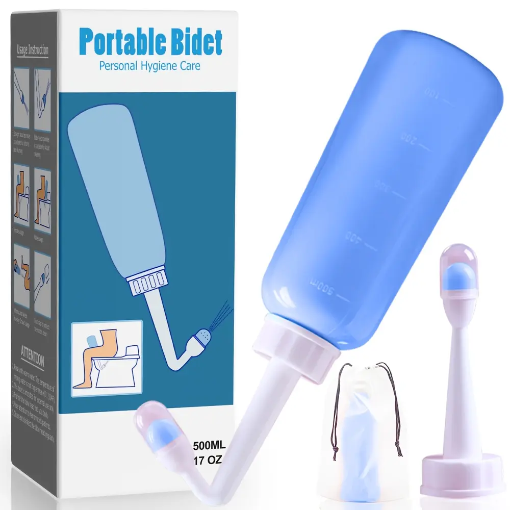 Portable Bidet Perineal Washer | 11/17oz High Temp Resistant | Travel Personal Hygiene for Women & Postpartum Care
