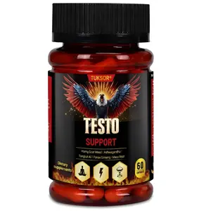 Testo support herbal supplement-Ashwagandha, Tongkat Ali, 60 capsules | Supports Healthy Testosterone