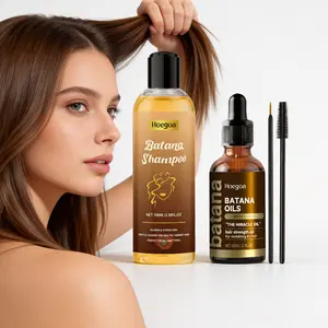 Batan Hair Care Set (shampoo 100ML + Essential Oil 60ML), Natural Formula,Gentle Nourishing, Cleanses Scalp, Smooths Without Grease, Natural Voluminous Solution