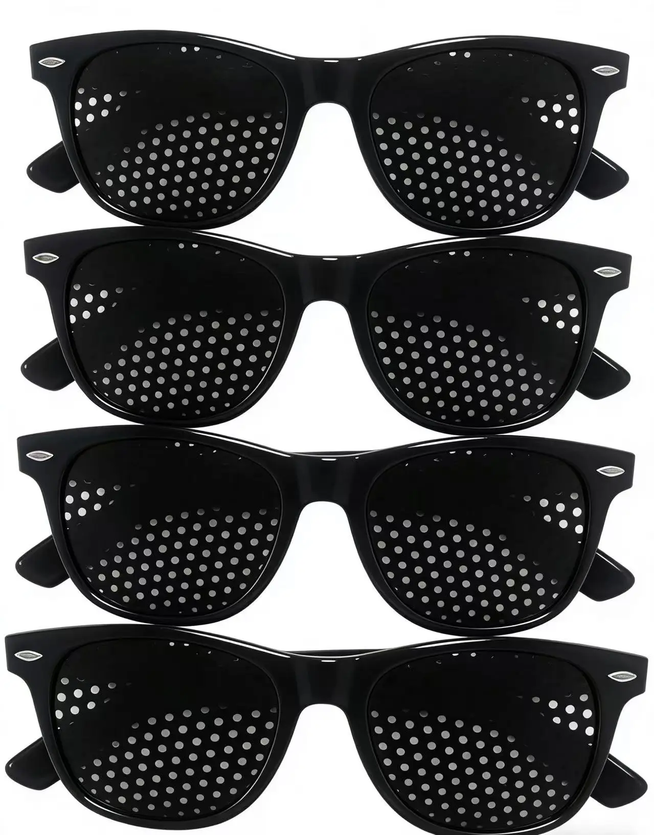 Unisex Anti-Blue Light Pinhole Glasses with Pinhole Lenses, UV400 Protection, Sleek Low-Profile Lightweight Frame, Eye Strain Relief Eyewear for Computer Workers, Men’s Adult Reading Glasses