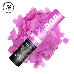 Pink Tissue - Handheld Confetti POP Cannon (12")
