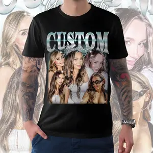 Custom Your Own Bootleg Tee, Retro Custom Bootleg Rap Tee, Custom Bootleg, Custom Your Photo, Insert Your Design, Vintage Graphic 90s Tee, Custom Own t Shirt SKUS060085