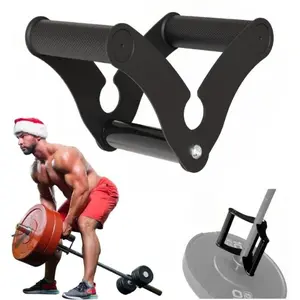 V-Bar T-Bar Row Handle Portable LandV-Bar T-Bar Row Landmine Handle – Heavy-Duty Back Training Attachment with Non-Slip Grip | Home Gym Equipmentmine Attachment for Back & Strength Training with Non-Slip Grip & 900 lbs Weight Capacity for Home Gym Use