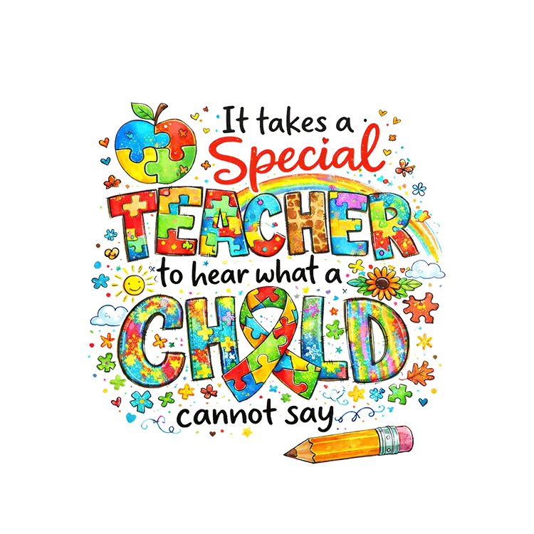 AUS46 It takes a special Teacher To hear what a ch