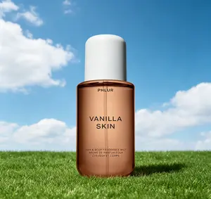 PHLUR Vanilla Skin Body Mist 8 Fl Oz 240ml, Luxe Vanilla Hair & Body Perfume Spray for Women, Warm Pink Pepper Cashmere Wood & Sandalwood Daily Fragrance