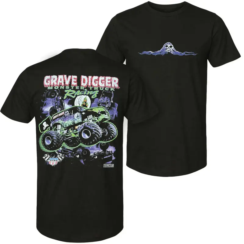 Vintage 1999 Grave Digger Monster Truck T-shirt, Monster Truck Shirt, Monster Jam Fans 67 summer clothes white tee christian clothing world tshirts 2000s orange black