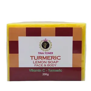 TURMERIC LEMON SHEA Face & body wash bar soap Body Care Gentle