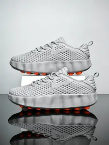 Unisex Foot Massage Sneakers, Multi-color Available, Breathable Mesh & Foot Massage Columns, for Walking Training & Daily Commute