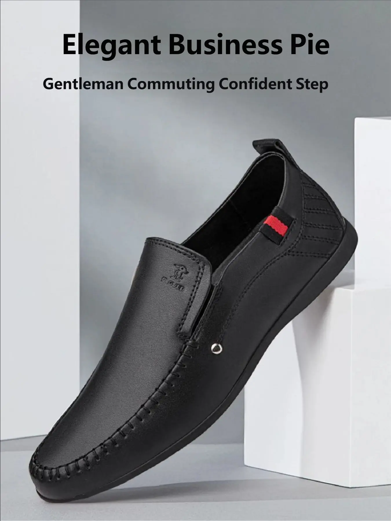 Men's Casual Loafers, casual slip on, Lightweight Comfortable Breathable One-Click Shoes, Outdoor Hiking Travel Wedding Commute Casual Business Shoes, All Seasons Wear
