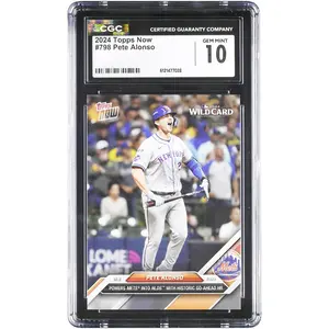 Pete Alonso New York Mets 2024 Topps Now Power Mets in NLDS #798 CGC Authenticated 10 Card