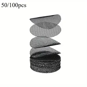 50/ 100pcs Flower Pot Hole Mesh Pads - Premium Plant Container Accessories for Effective Soil Retention, Anti-Loss Drainage, and Healthy Plant Growth - Reusable, Easy-to-Clean, and Durable Screens for Indoor and Outdoor Gardening