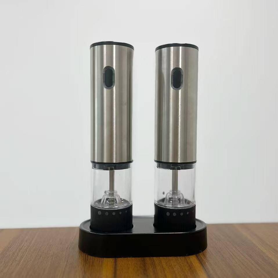 Automatic Electric Pepper Grinder | Rechargeable Salt & Pepper Mill for Home & BBQ