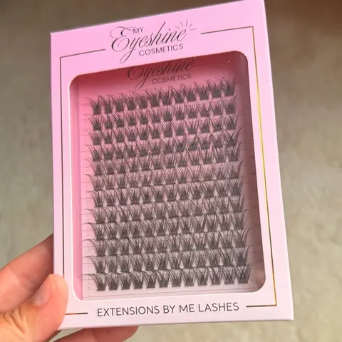 Eyeshine Classic (black 12-16MM) D Curl lashes only glue sold separately