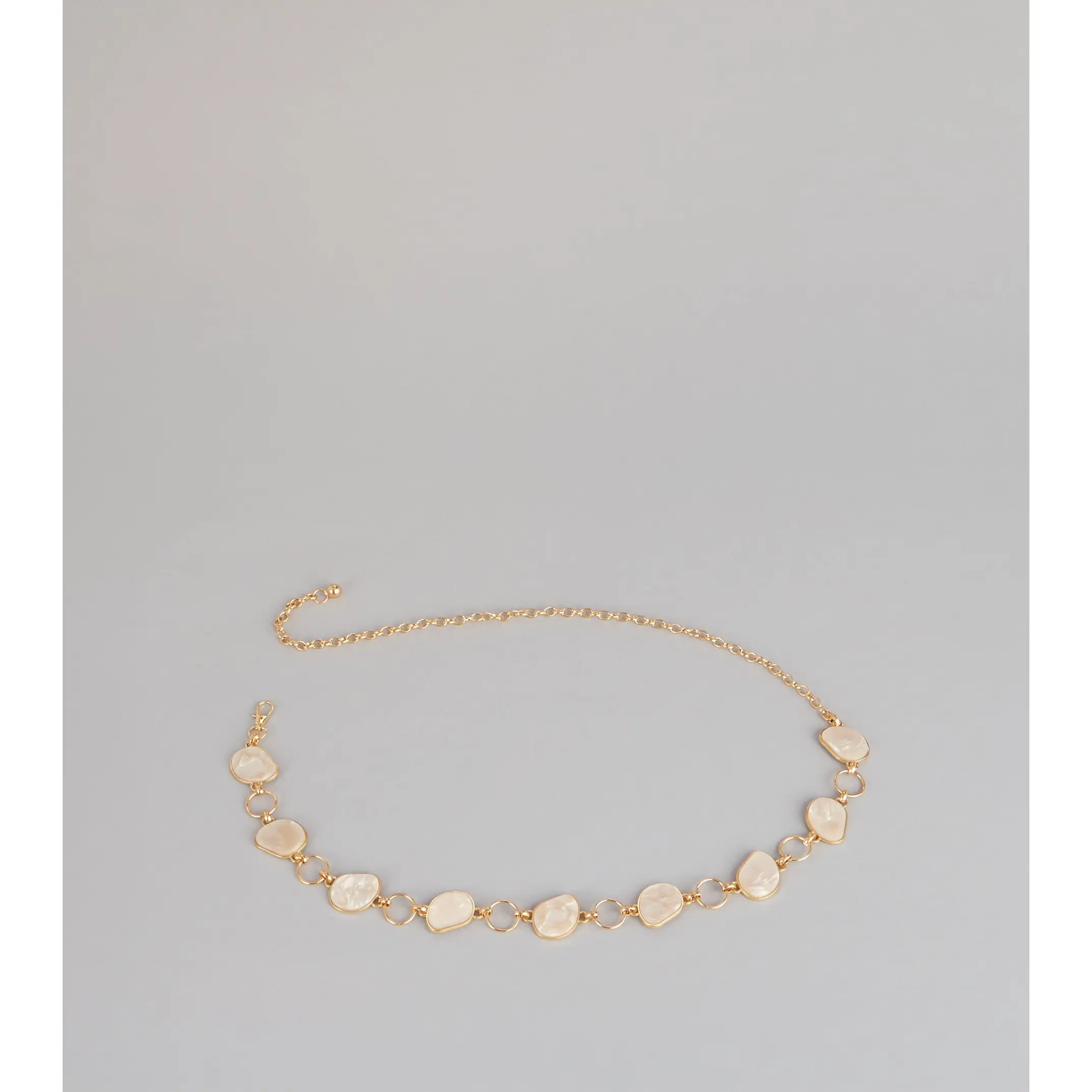 Extra Plans Stone Chain Belt