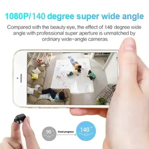 Spy Camera portable 140 degree wide angle with phone access for safety and recording