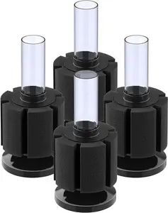 4 Pack Aquarium Nano Bio Sponge Filter Quiet Betta Fry Shrimp and Small Fish Foam Filter for Tiny Fish Tank up to 10 Gallon