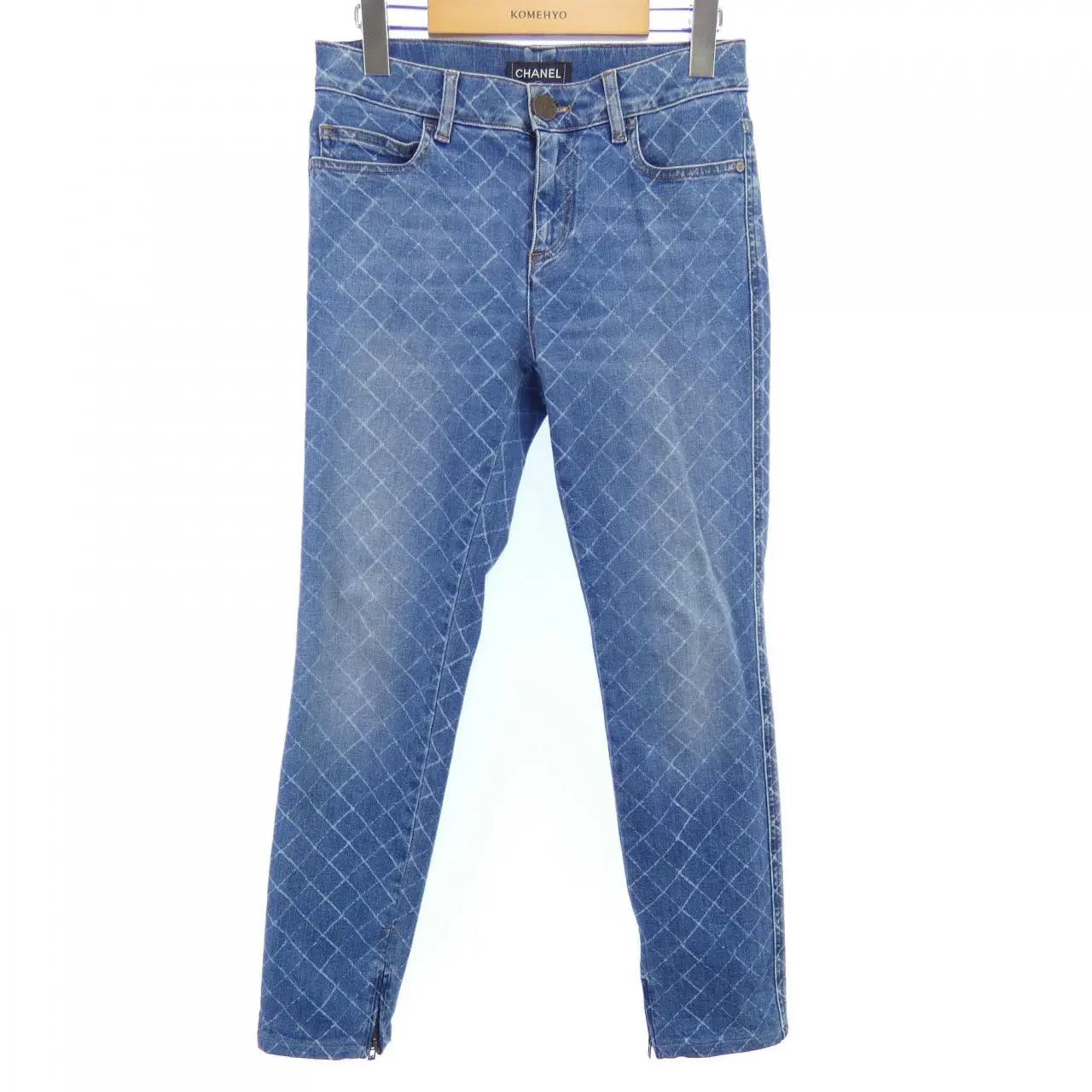 Pre-owned CHANEL Denim Small Leather Goods Jeans