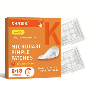 9pcs Micro Needle Acne Patches, Acne Pimple Patch, Invisible Coverage, Cleansing & Protection, Suitable for Men & Women, Daily Face Use, Skincare Products