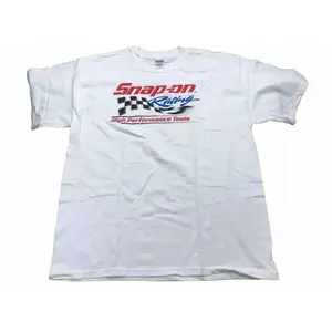 Vintage snap-on racing performance tool T-shirt, pure cotton casual street style, top-quality menswear, unisex gift