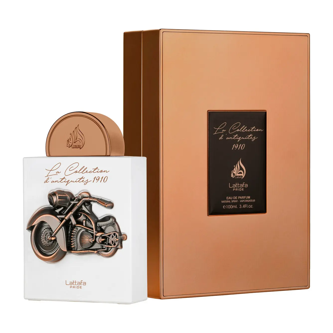 Lattafa Pride La Collection - 1910 (bike) for Unisex Eau de Parfum Spray, 3.4 Ounce