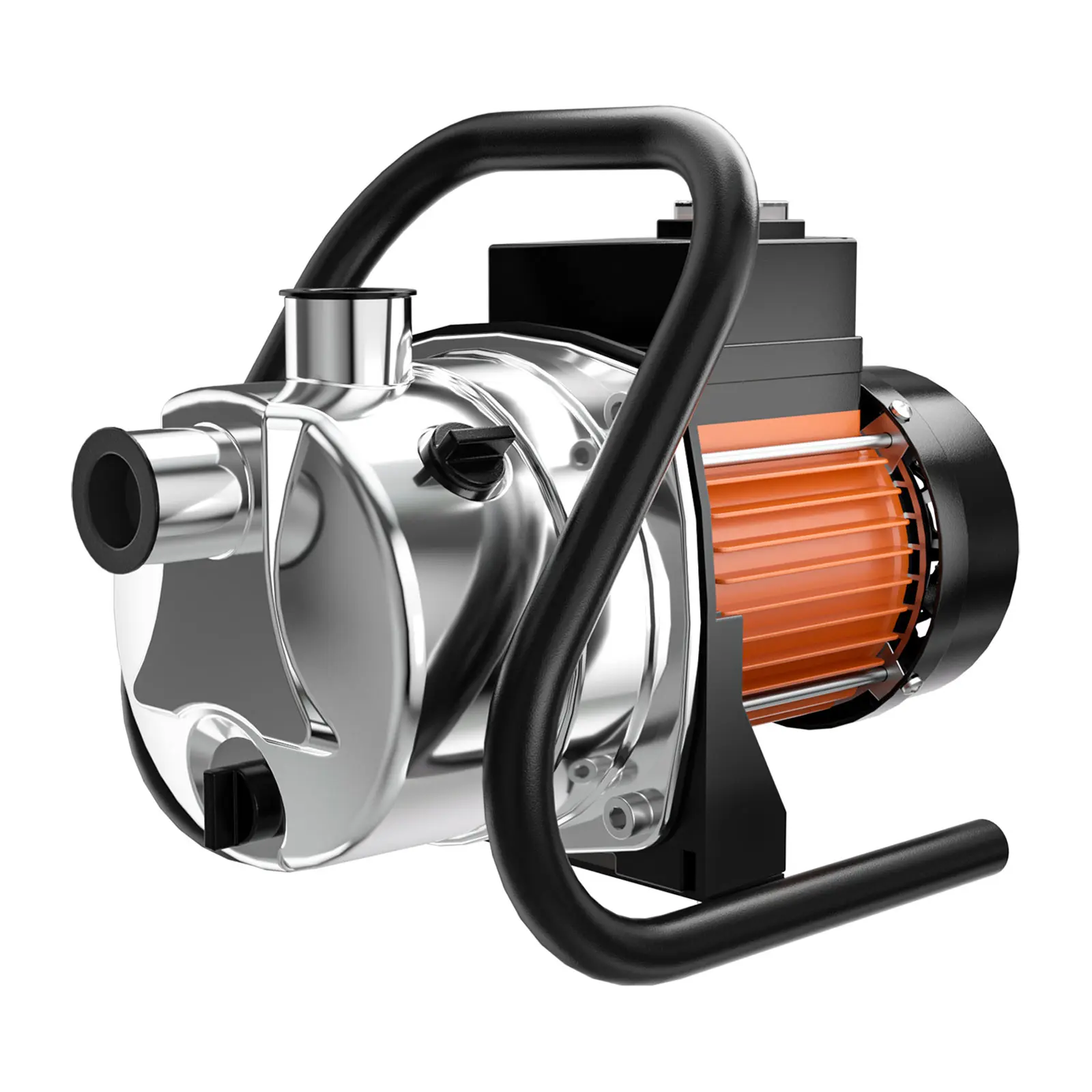 Shallow Well Pump 1 HP 1500 GPH, High-Pressure Portable Water Transfer Pump, with Reliable Booster Function for Daily Water Transfer, for Farm Irrigation Lawn Watering Gardens and Residential Water Supply