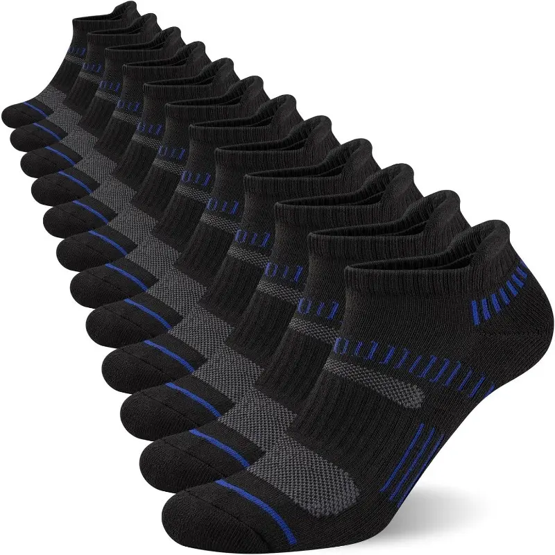 Athletic Socks for Women, 12-Pair Low-Cut Sports Fit with Cushion and Arch Support, Moisture Wicking for Outdoor Running, Moisture Wicking Socks, Outdoor Running Socks