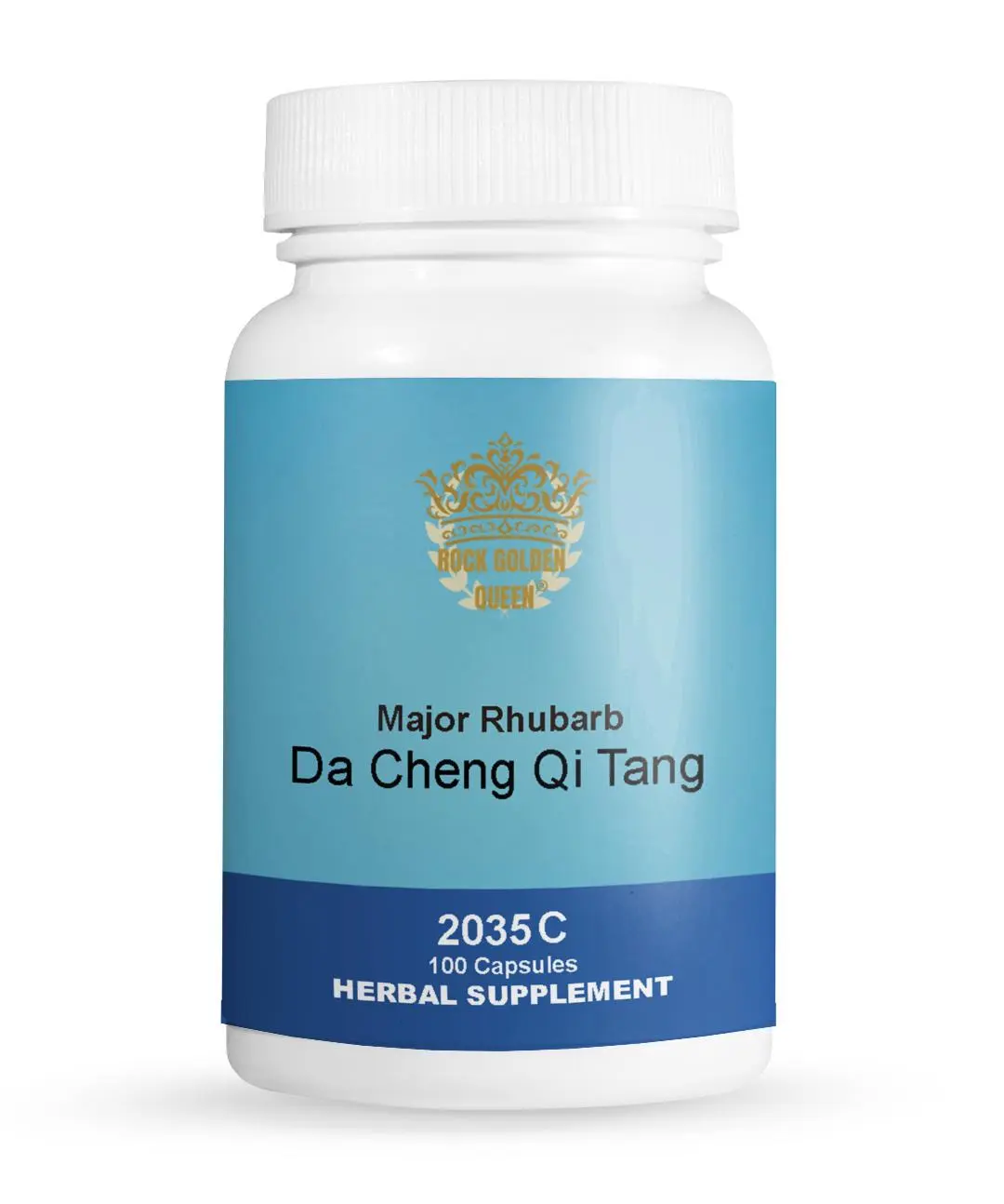 Major Rhubarb Capsules | Traditional Chinese Herbal Support | Da Huang & Hou Po Blend | 2*100c Capsules