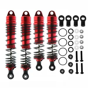 1/10 RC Car Shock Absorber, Front & Rear Shock Absorber Kit, Shock Absorber Assembly Kit, Replacement Upgrade Parts for 1:10 Traxxas Slash Rustler Stampede Hoss VXL 4x4 2WD Remote Control Car