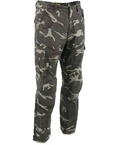 Milwaukee Leather Men's Performance 34" Aramid Reinforced Camo Cargo Jeans - Big
