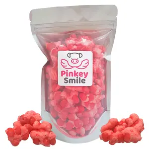 Freeze-Dried Candy Fiery Cinnamon Puffs 5oz Red Puff Candy - Cinnamon Flavored Candy - Deliciously Crunchy, Intense Flavor, Lightweight Snack - Resealable Bag - Ships in Box