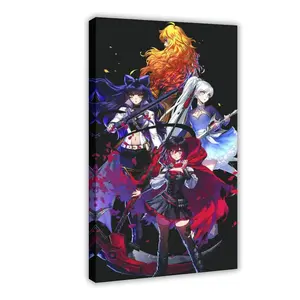 Anime Poster RWBY 17 bedroom canvas posters, hall wall art, bathroom canvas posters, home poster decoration