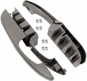 Pair Grey Interior Door Pull Handle Armrest for 2003-2018 Chevrolet Express GMC Savana 1500 2500 3500 Inner Left Driver and Right Passenger Side 25750064 10388390