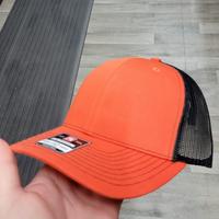 Orange with Black Mesh