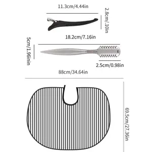 Professional Haircut Kit for Home Use, Includes Trimmer, Anti-Frizz Brush, Section Clip, Easy-To-Use for Beginners, Hassle-Free Hair Cutting