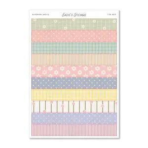 Blooming Basics • Scrapbook Washi Strips