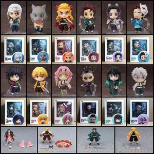 2026 new #1193  #1334  #1541Anime Demon Slayer Series Tanjirou  Nezuko  Zenitsu Inosuke  Kyoujurou Kochou Shinobu Figures Doll Set Gift
