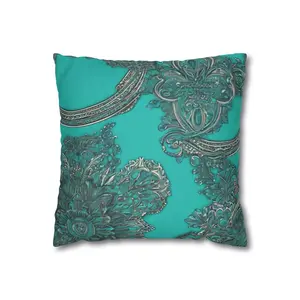 Faux Suede Square Pillowcase