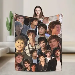 American Mason Thames Actor Blanket Quality Warm Soft  Throw Blanket Winter Travel Office Living Room Novelty Bedspread  Essential for home and outdoor use