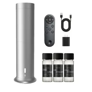 Waterless Essential Oil Diffuser for Bedroom, 1250 Sqft Cold Air Aromatherapy Device with Remote & Timer, Rechargeable USB Humidifier, Mother’s Day Gifts for Mom Who Has Everything